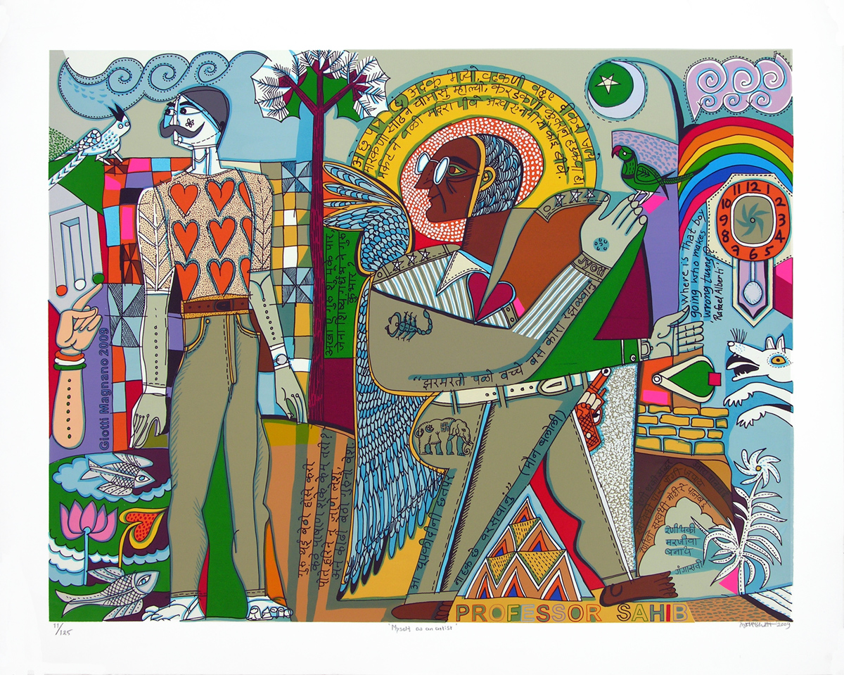 Myself as an artist by Jyothi Bhatt