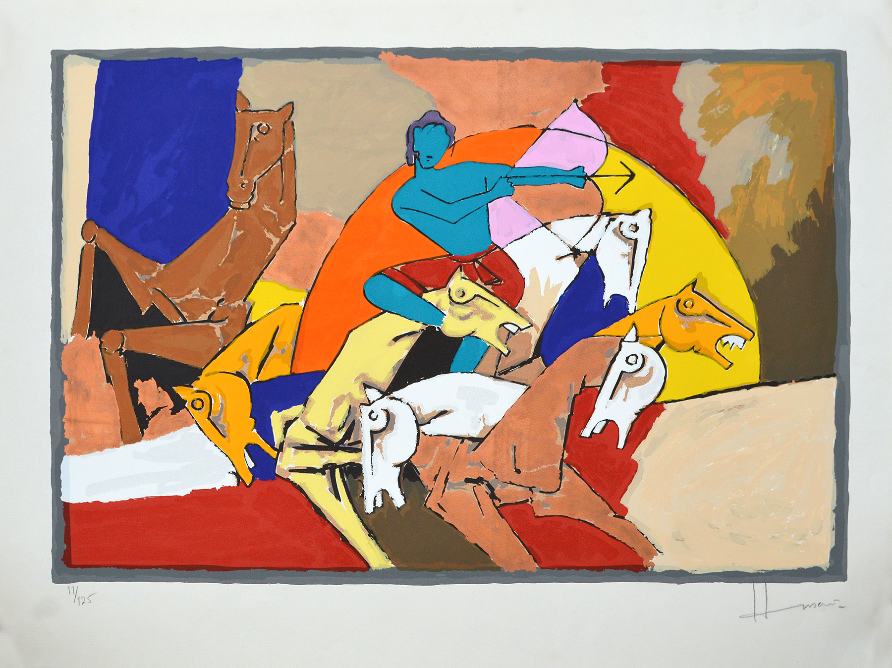 Arjun by M.F. Husain by M.F. Husain