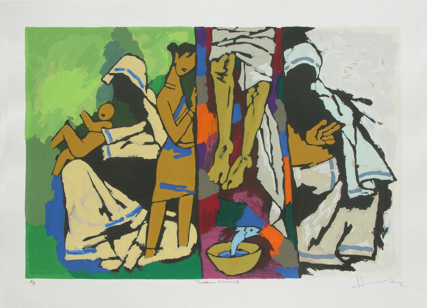 Christianity - Theorama by M.F. Husain