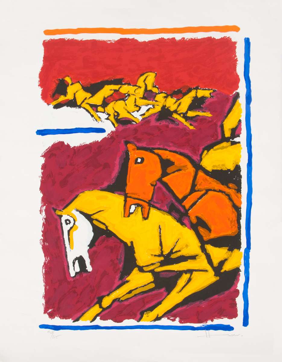 Horse - IV by M.F. Husain