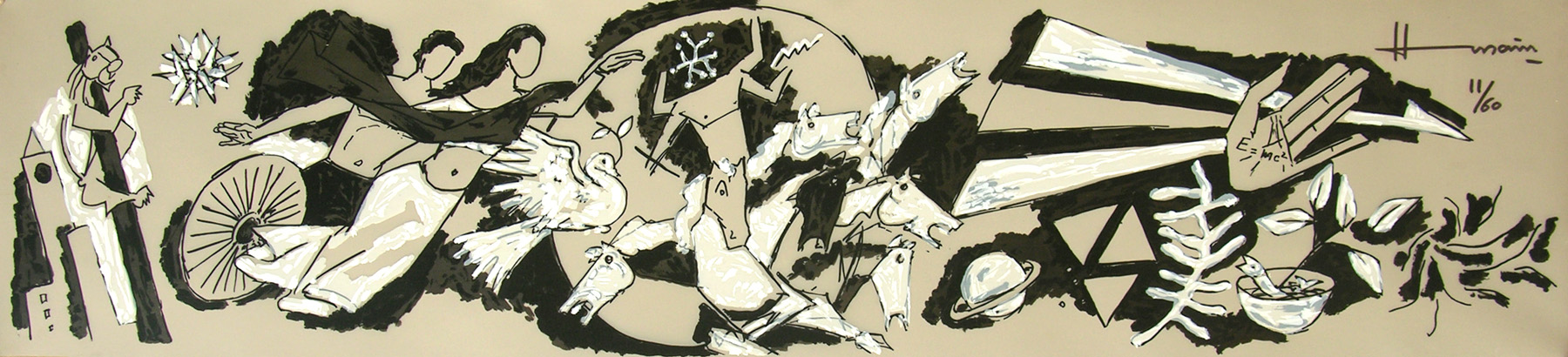 Turn of the Century by M.F. Husain