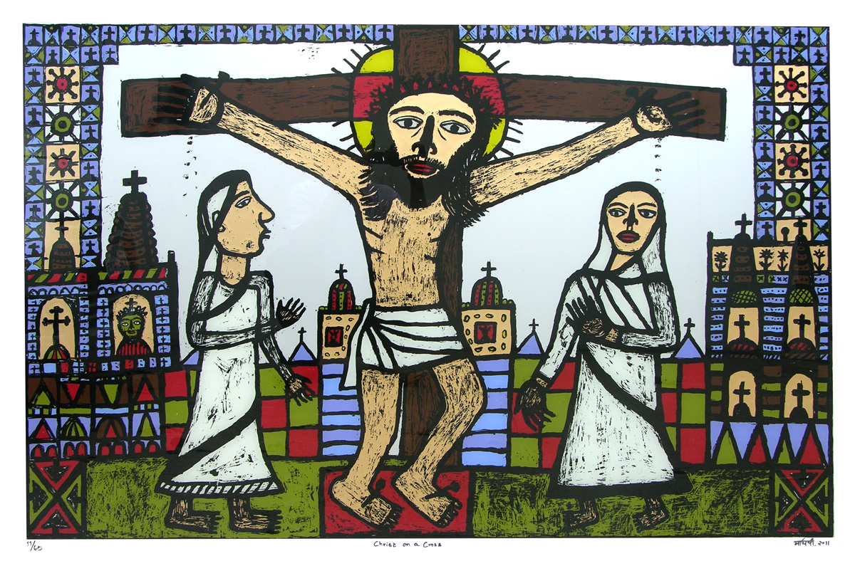 Christ on a Cross by Madhvi Parekh