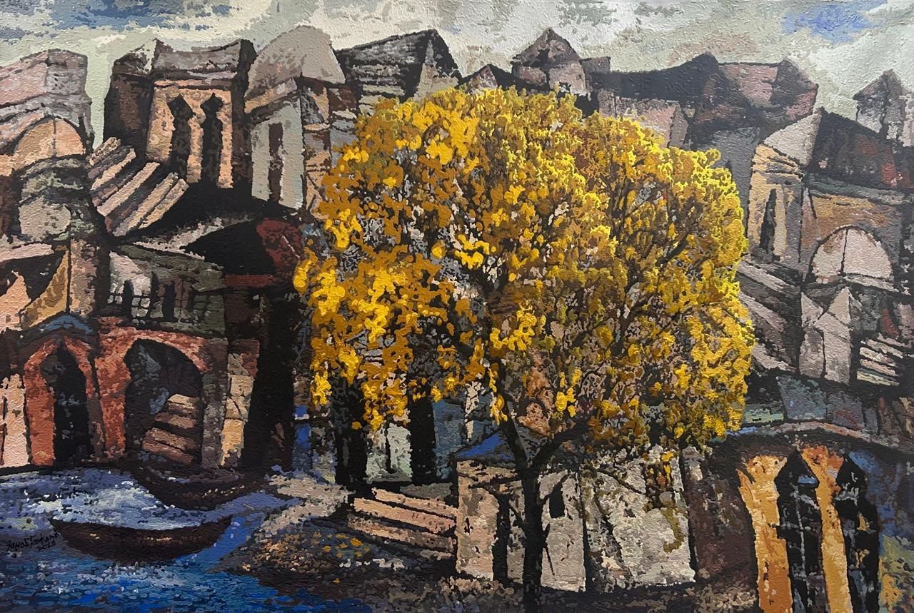 A Golden Tree in the City’s Silence by Fawad Tamkanat