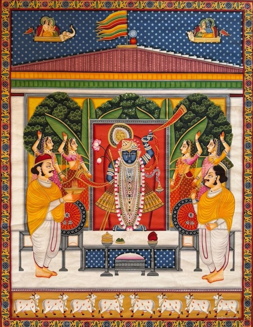 Shrinathji in Divine Splendour by Kuldeepak Soni
