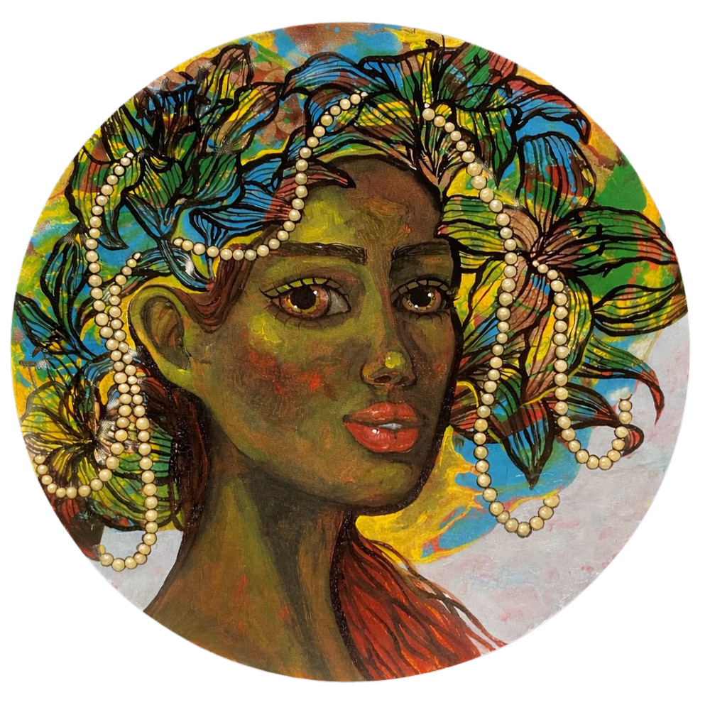 She Who Holds the Gaze - III by Suruchi Jamkar