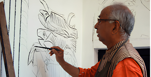 Exploring K. G. Subramanyan’s Paintings, Style & Artistic Legacy