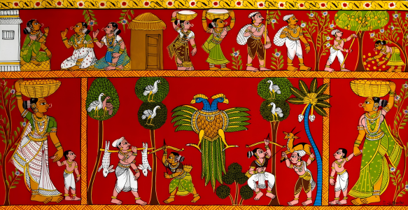 Cheriyal Painting - A Traditional Scroll Art Form of Telangana
