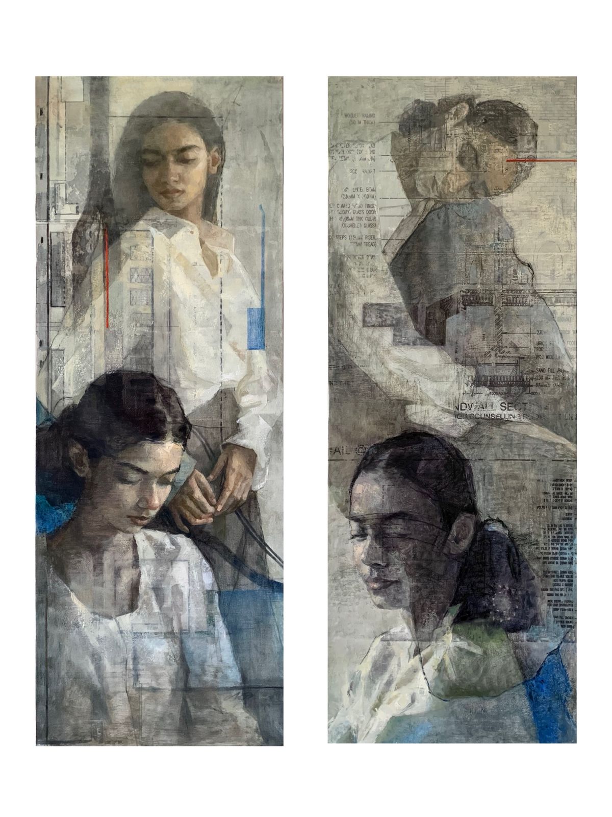 Duality Series (Set of 2) by Nilisha Phad