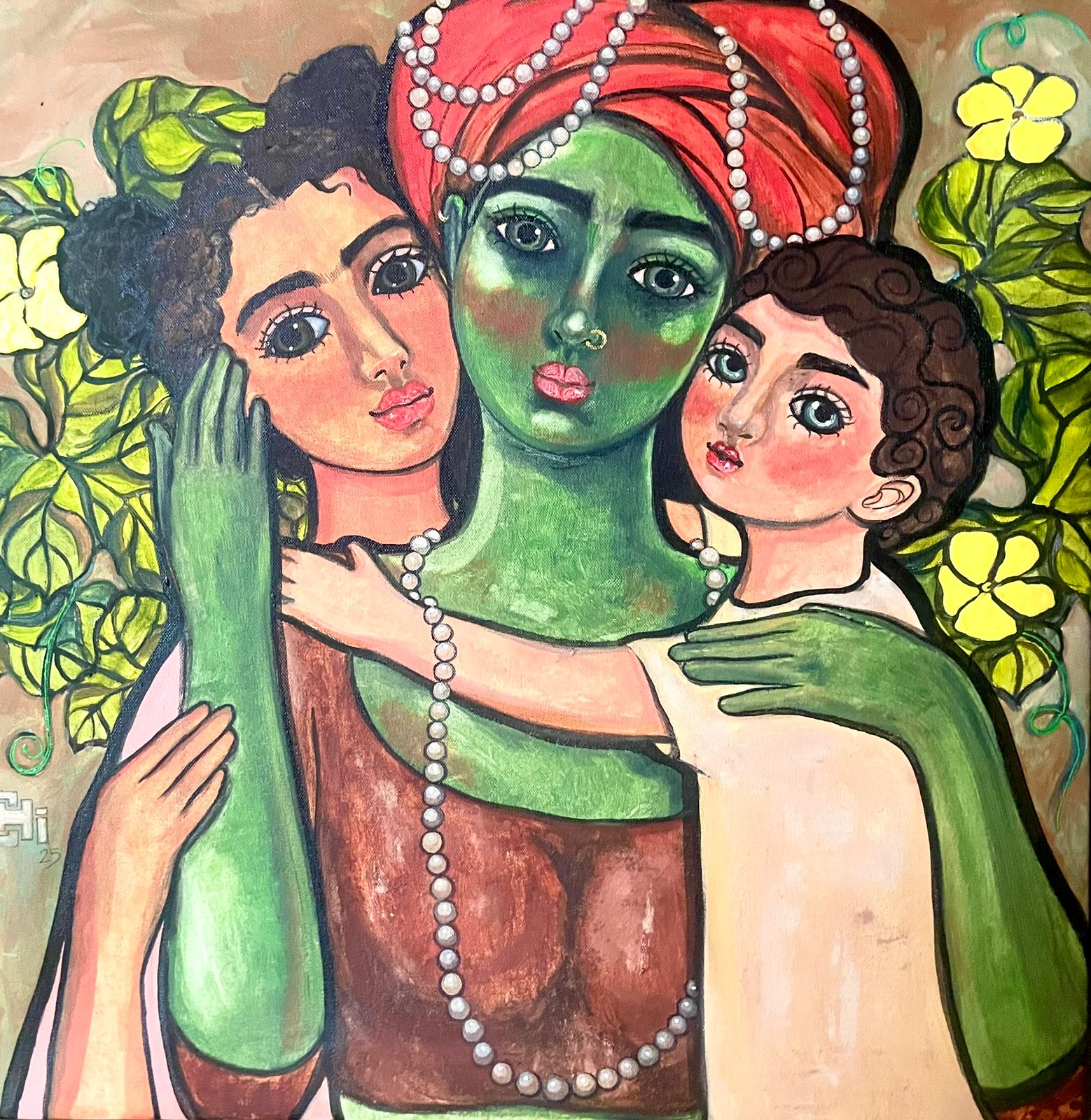 The Memory of Being Held - II by Suruchi Jamkar