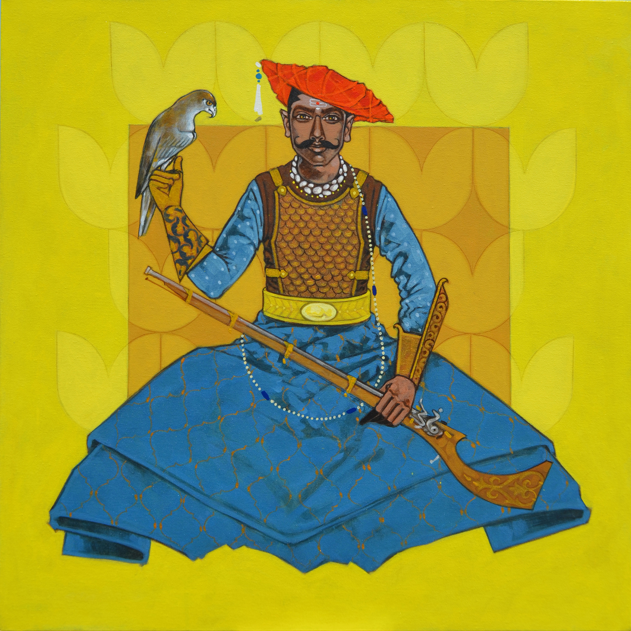 Royal Gaze – The Gilded Vision by Masuram Ravikanth