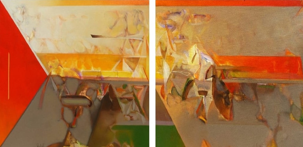 Dusk Drinks the Orange Flame by Shrikant Kadam