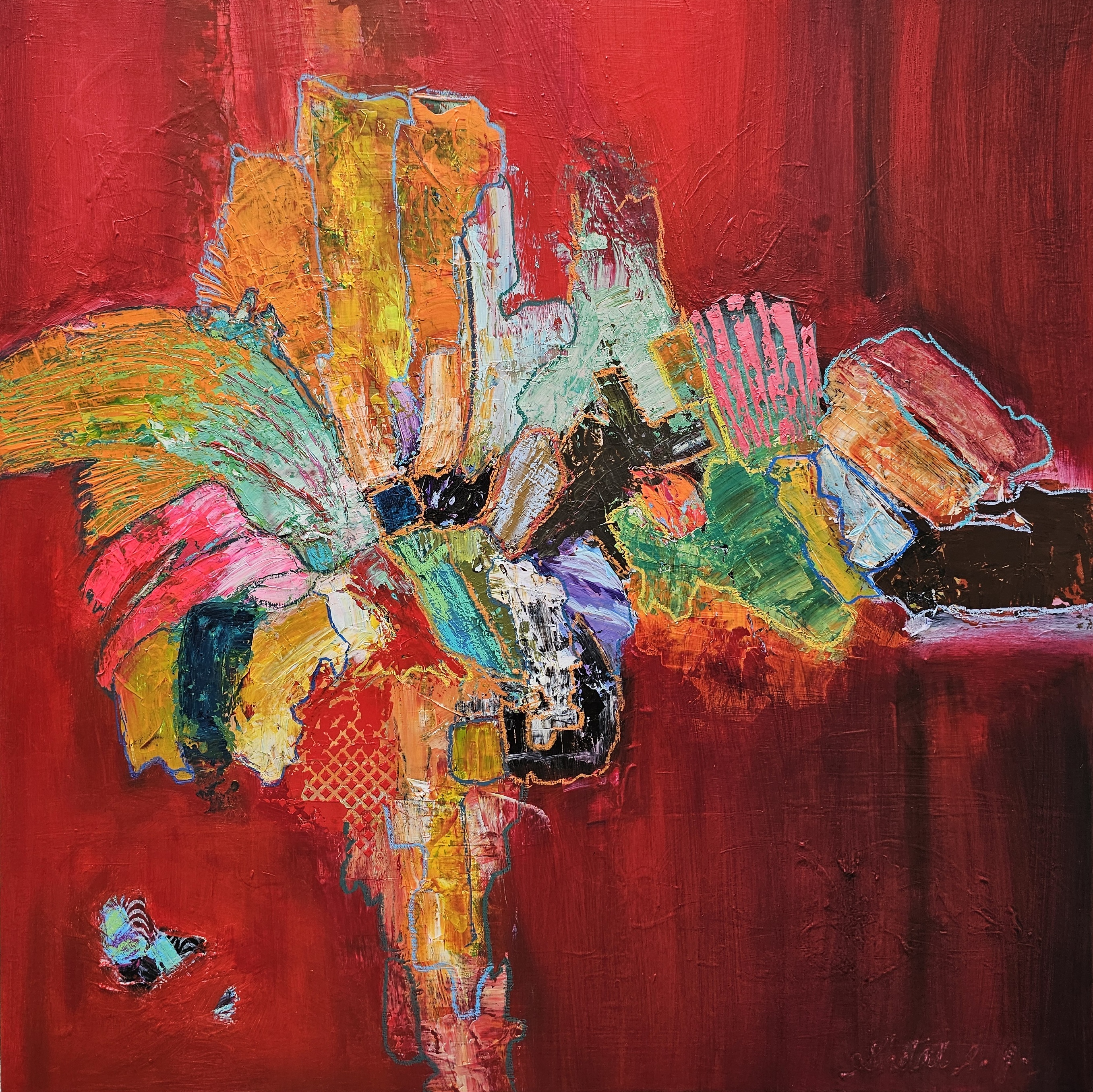 Blooming Burgundy by Sheetal Singh