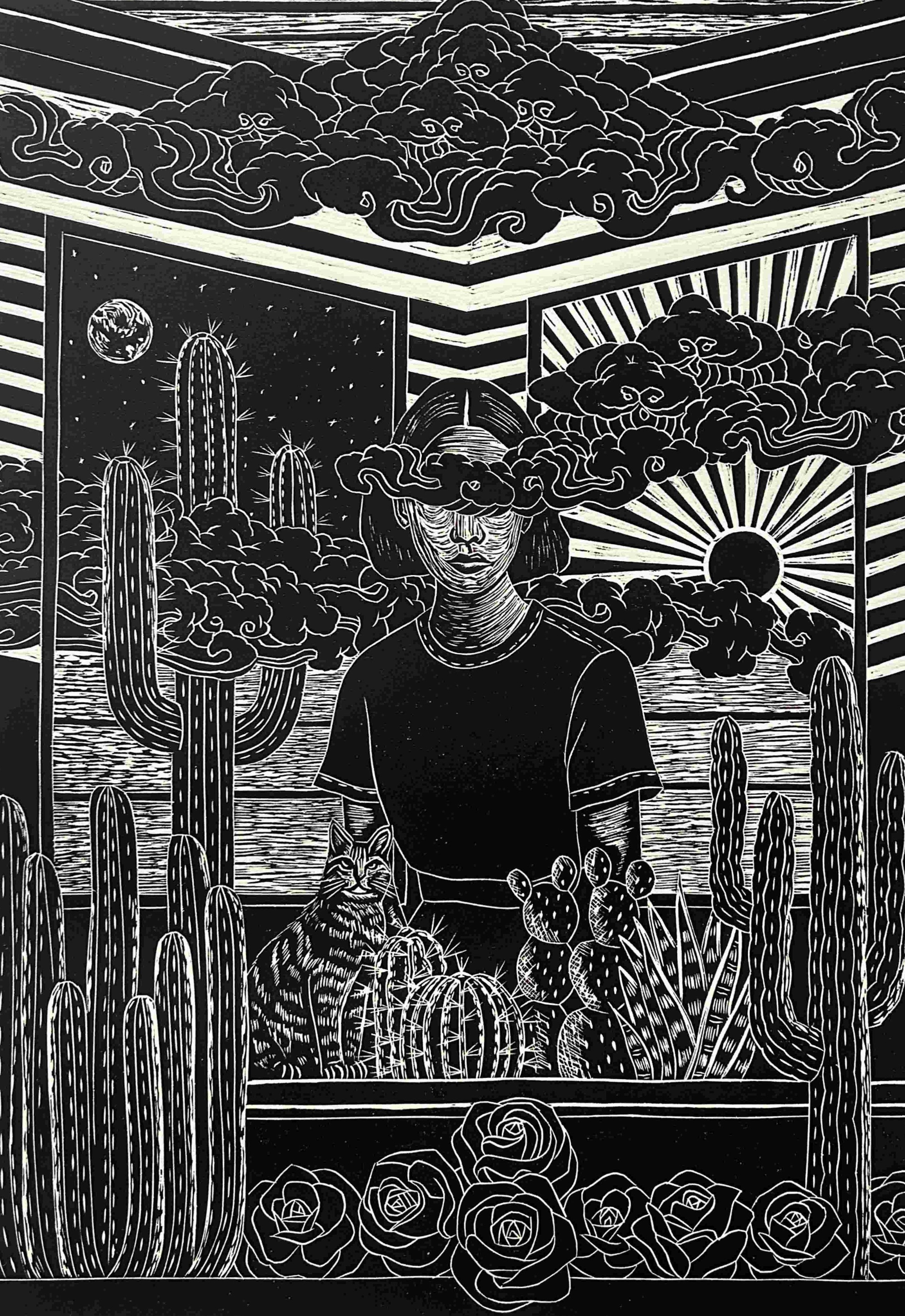 Rear Window by Tsering Negi