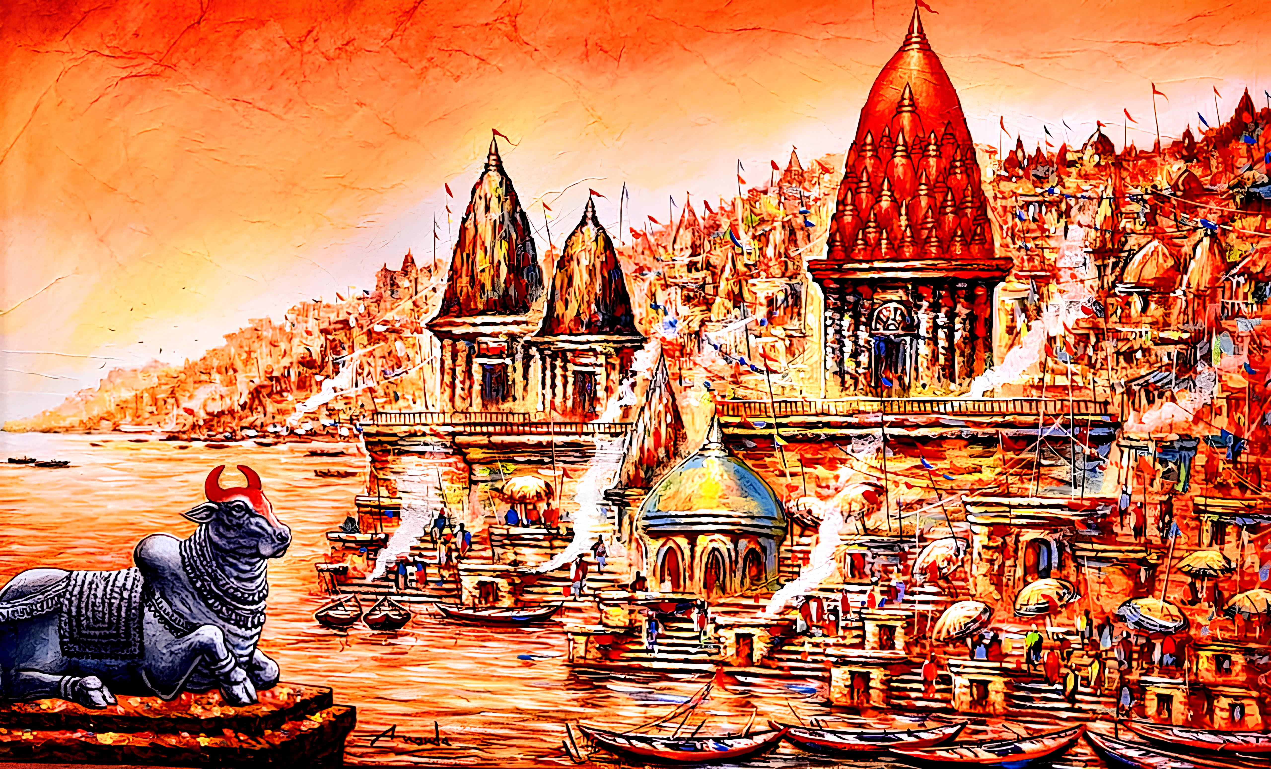 The Eternal City at Dawn by Ananda Das