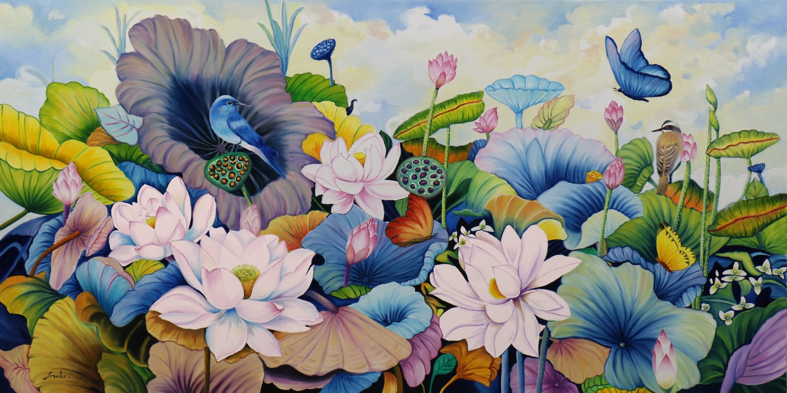 Where Lotus Dreams Drift - II by Sulakshana Dharmadhikari