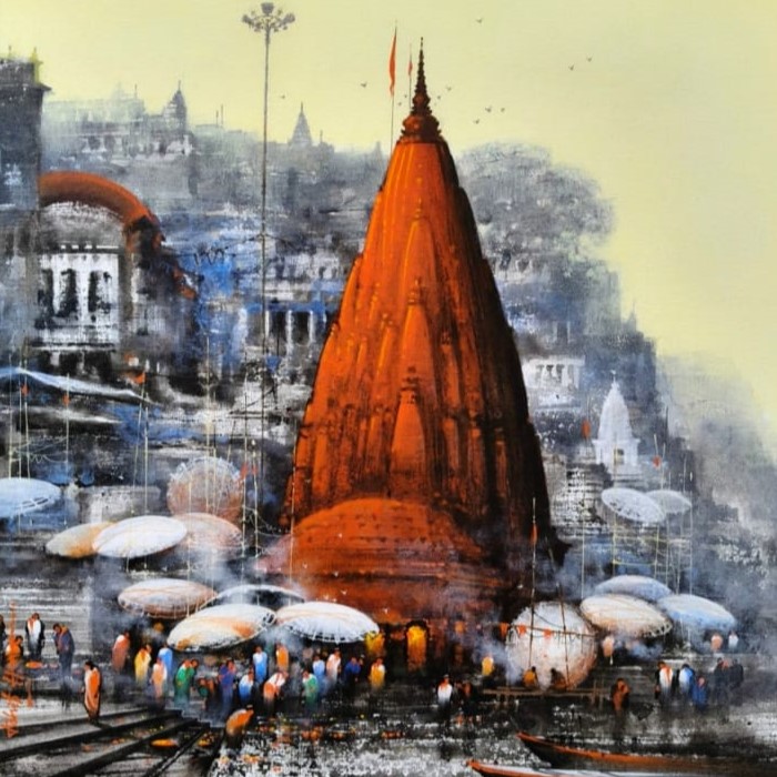 Where the Banaras Ghats Remember - III by Ashif Hossain