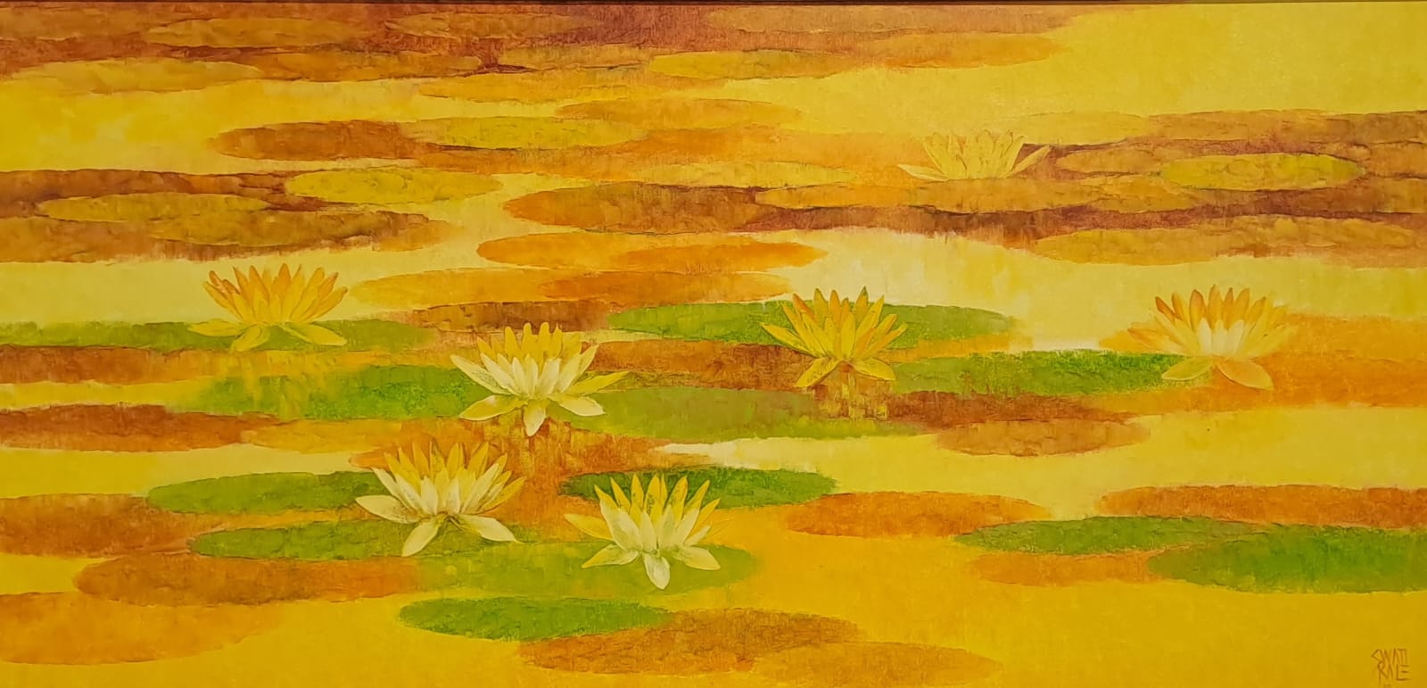 Golden Tranquility by Swati Kale