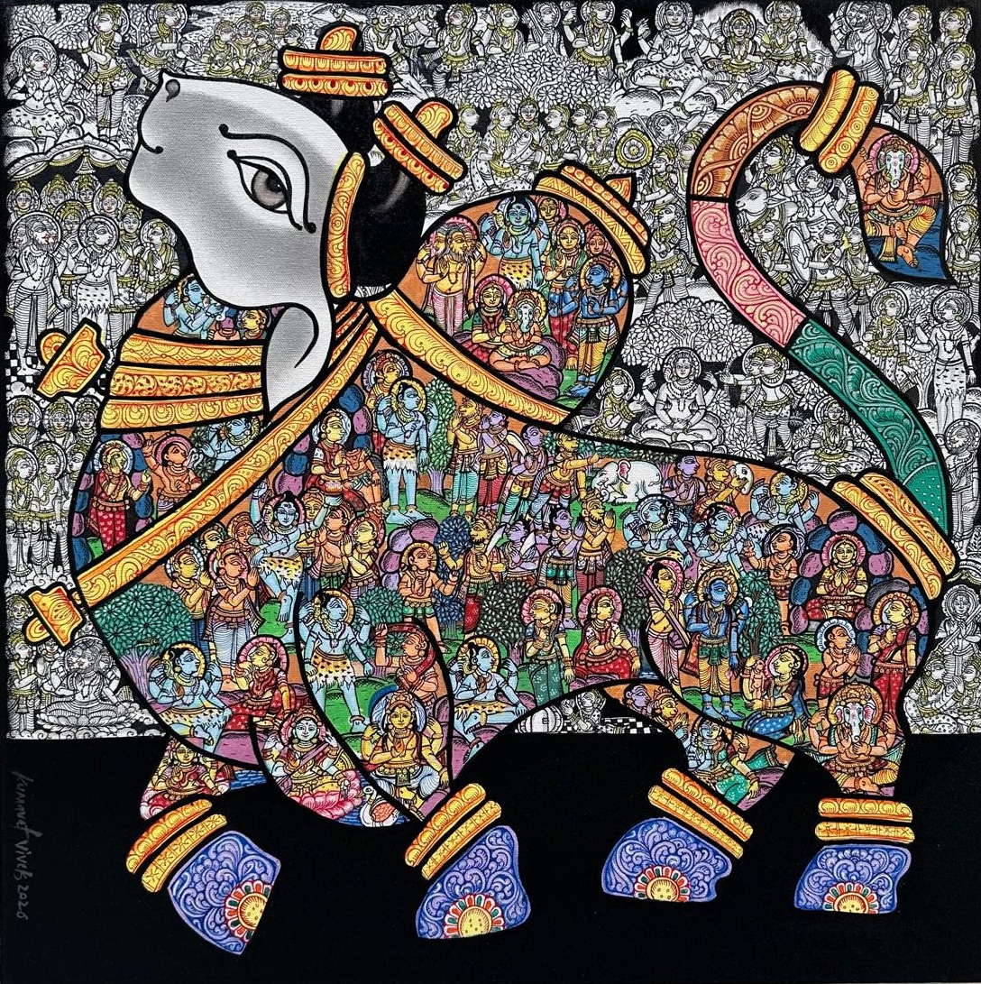 Nandi Bull - III by Vivek  Kumavat