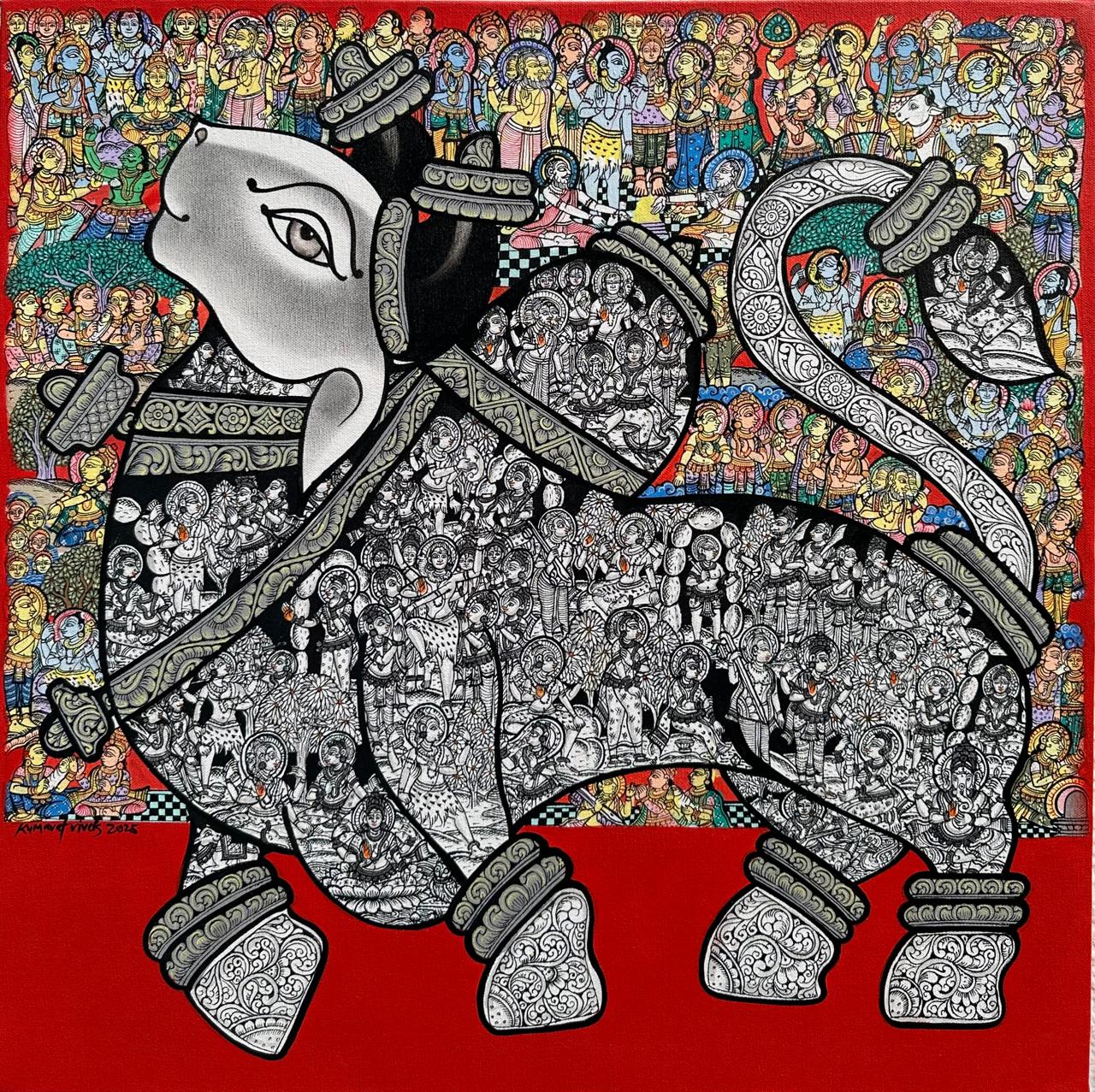 Nandi Bull - IV by Vivek Kumavat