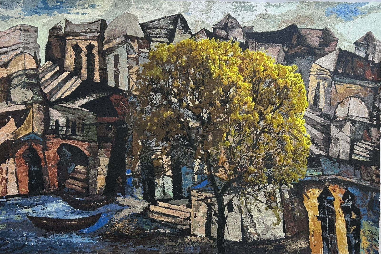 A Golden Tree in the City’s Silence by Fawad Tamkanat